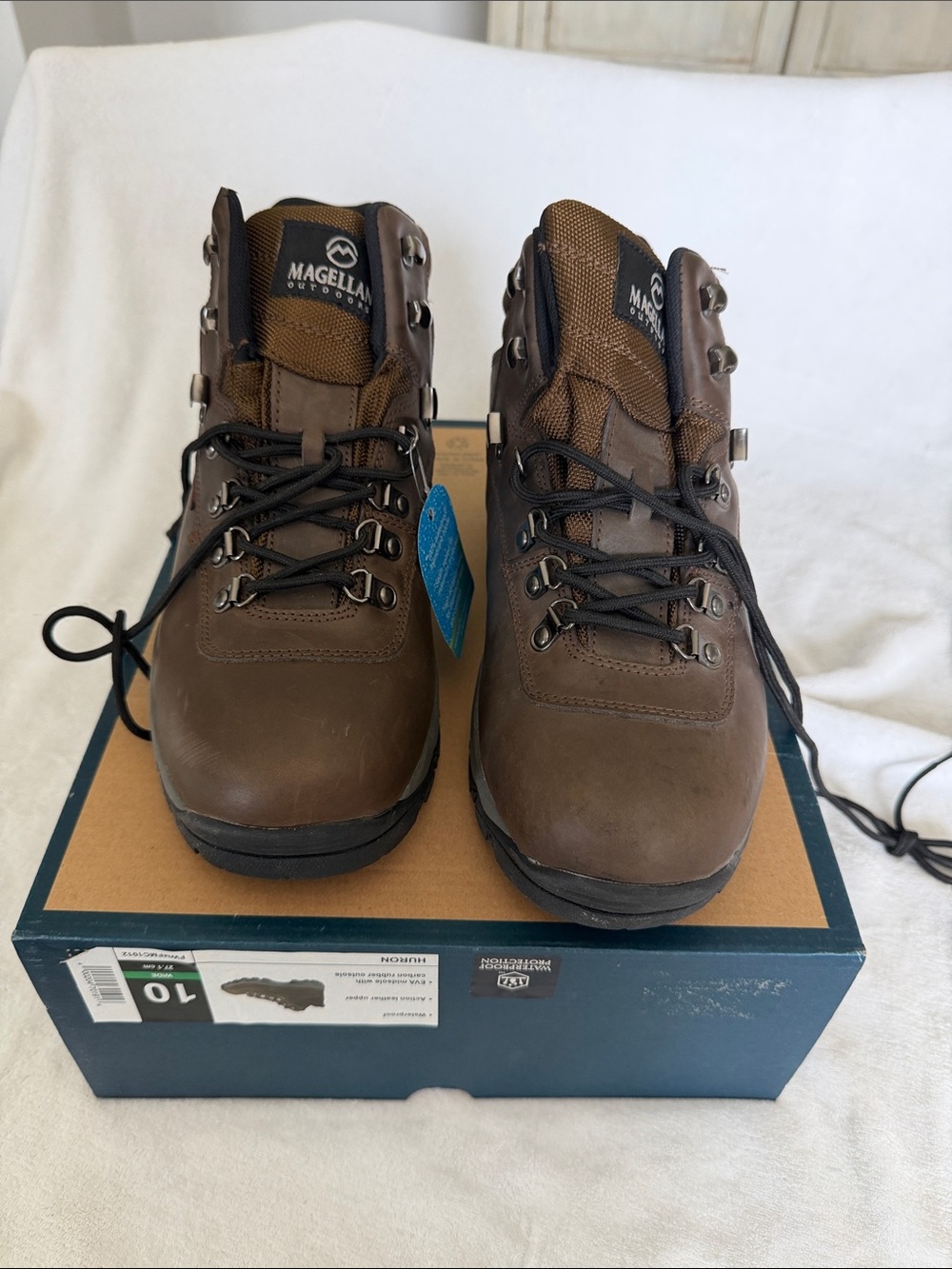Magellan Outdoors Brown Men's Waterproof Trekking Boots